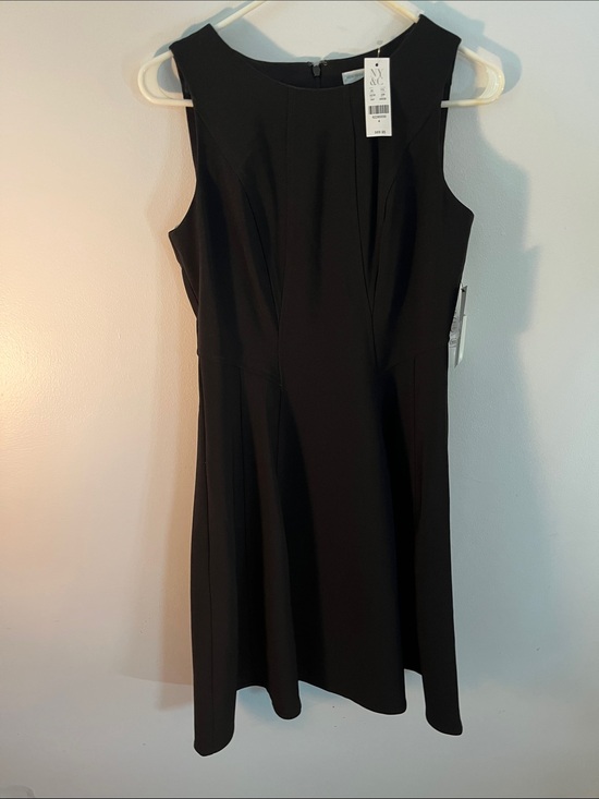 New York & Company Dresses & Skirts - New York & Company Black Sleeveless Midi Fit-and-Flare Dress
